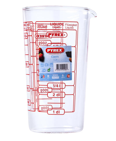 Verre doseur Pyrex classique 0,5l verre