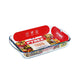 Plat à four en Pyrex 34x23cm verre 2,6l