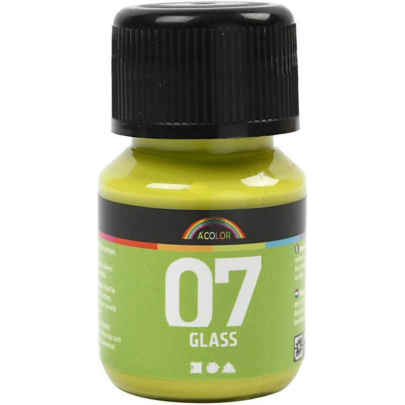 Peinture en verre permanente - kiwi, 30 ml