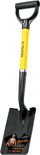 Truper tr-byfc, pelle à grains, noir, jaune, carrée, en forme de D, 701,7 mm, 15,2 cm