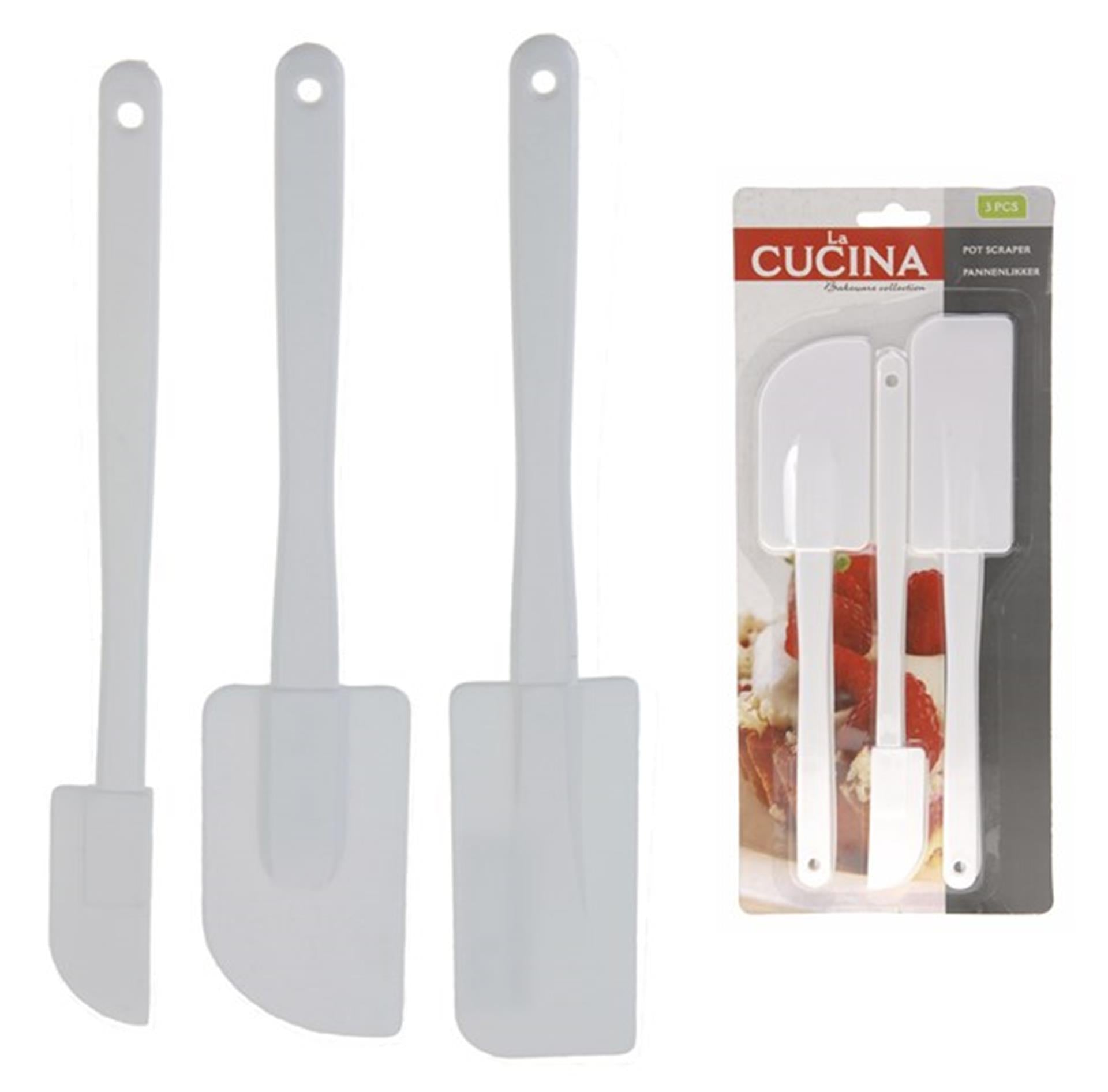 Grattoir à poêle Cucina, lot de 3 pièces