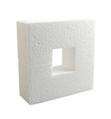 Powertex • carré en polystyrène 15x15x4cm - afbeelding 1