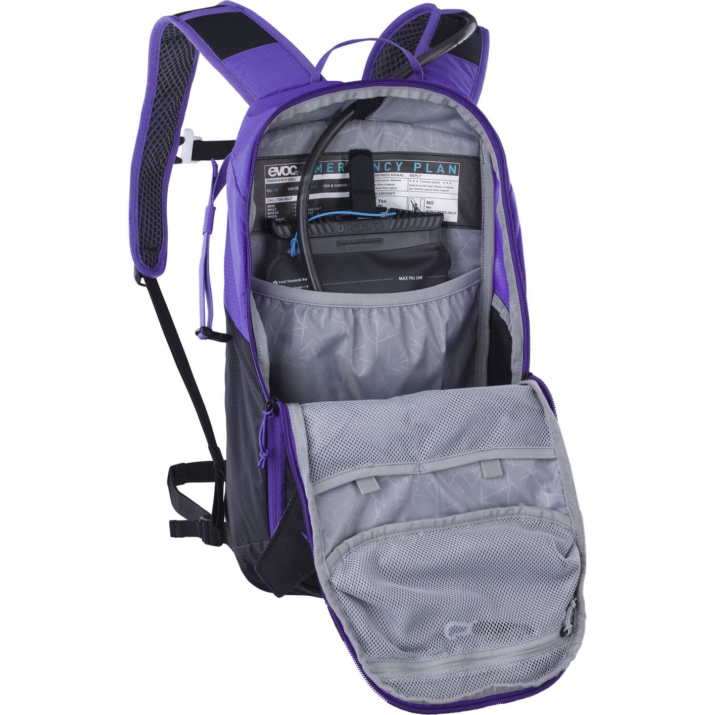Evoc - ride 8 violet - noir 8l