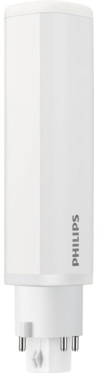 Philips led philips - led plc - dulux-d d e - hf corepro 6,5w 600lm - 830 blanc chaud | 4 broches - g24q-2 remplace 18w