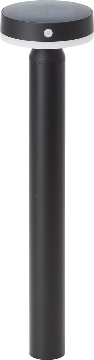 Brilliant magua - lampe sur pied d'extérieur - hauteur 50 cm - led 4w - solaire - 350 lm - 4000k - capteur - ip44 - noir