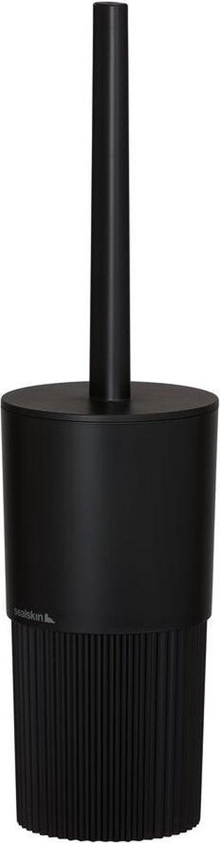 Brosse de toilette Sealskin brave avec support autoportant - noir