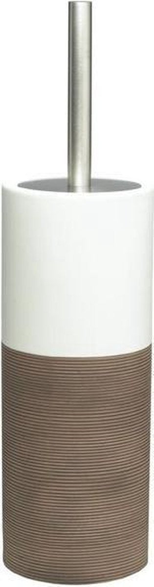 Brosse de toilette Sealskin doppio avec support autoportant - marron