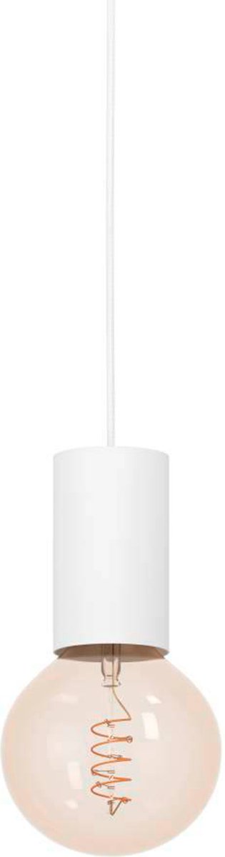 Suspension Eglo pozueta 1 - e27 - ø 6,5 cm - blanc - acier