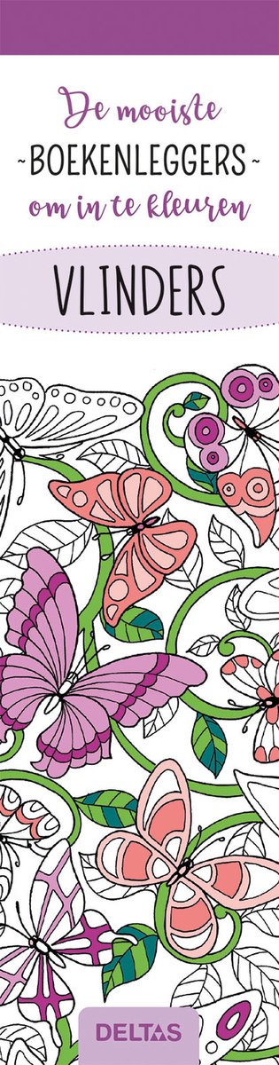 Deltas les plus beaux marque-pages à colorier - papillons