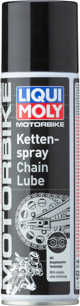 Lubrifiant pour chaîne de moto Liqui moly 250 ml graisse pour chaîne entièrement synthétique, extrêmement adhésive et hydrofuge