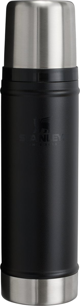 Bouteille thermos légendaire classique Stanley 750 ml - garde au chaud ou au froid pendant 20 heures - étanche - passe au lave-vaisselle - sans BPA - pour café, thé et plus - thermos en acier inoxydable - noir 2.0
