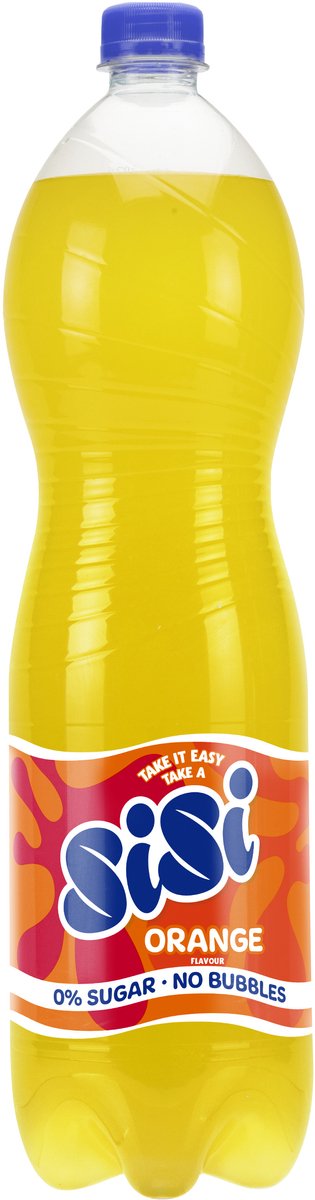 Sisi - orange - zéro sucre - 6 x 1,5 litres - pack économique
