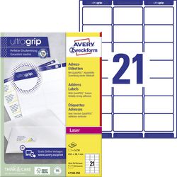 Étiquettes recyclées lr7160-250 63,5x38,1mm