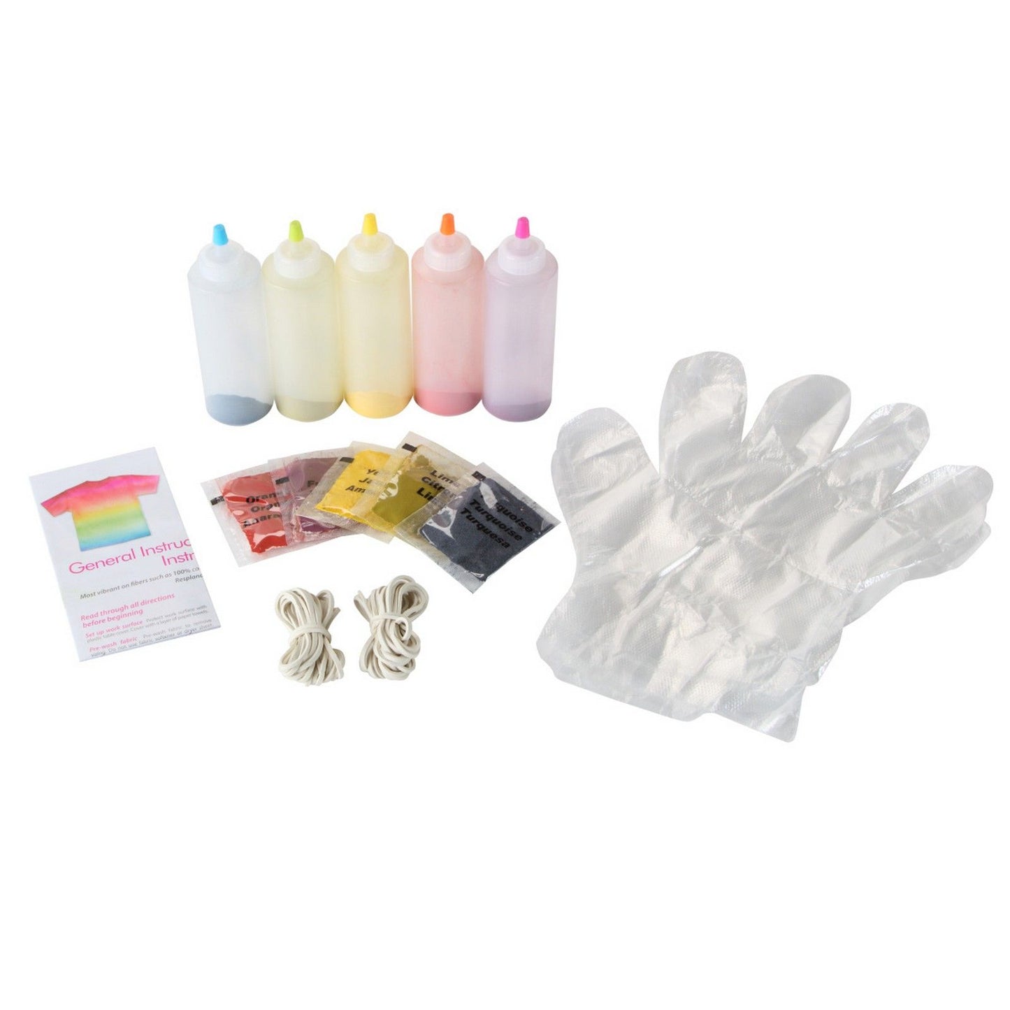 Tulipe tie-dye tulipe one-step • kit tie-dye 5 couleurs fluo
