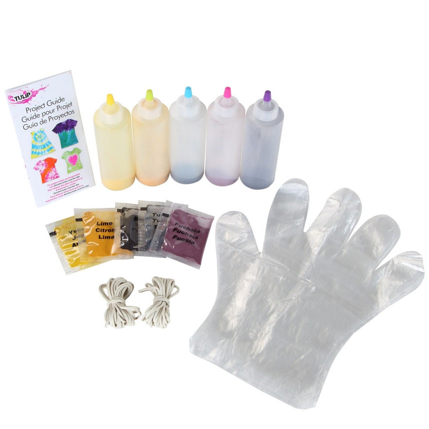 Tulipe tie-dye en une étape tulipe • kit tie-dye 5 couleurs ultimes