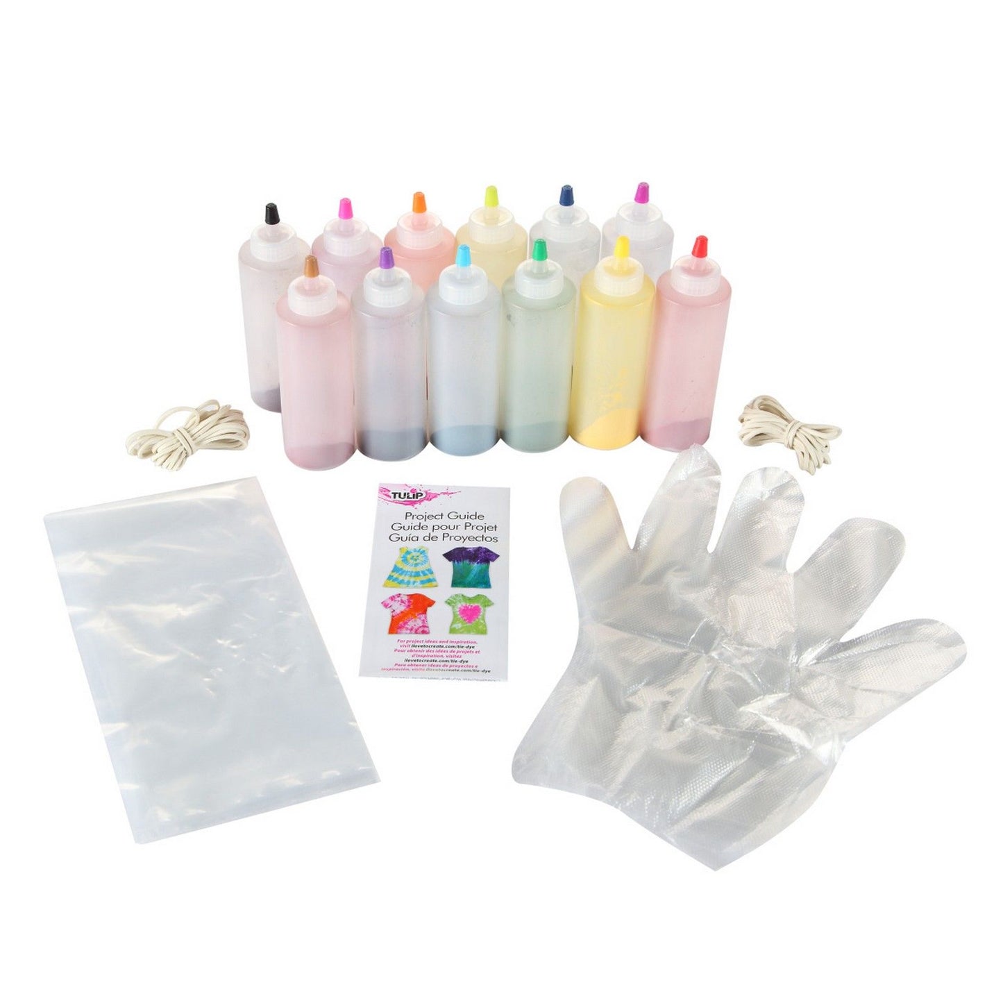 Tulipe tie-dye en une étape tulipe • kit tie-dye 12 couleurs super grand