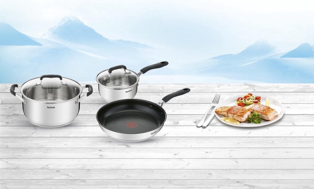 Ustensine de cuisine tefal Tefal Cook Cool Pan set 3 pièces