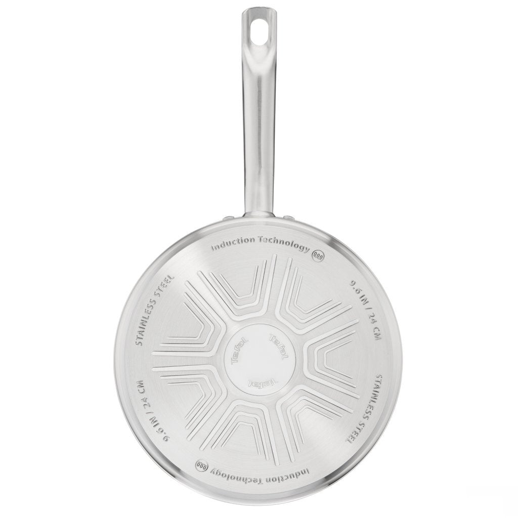 Équipement de cuisson tefal tefal virtuose spanpan 24 cm en acier inoxydable