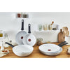 Ustensiles de cuisine tefal Tefal Céramique Contrôle Wok 28 cm blanc