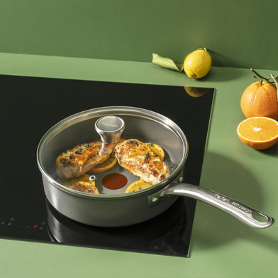 Tefal Tefal C42432 Renew + Ceramic Frying Pan 24 cm avec couvercle