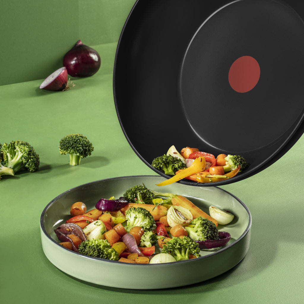 Ustensine de cuisine tefal tefal renouvellement noir wokpan 28 cm noir