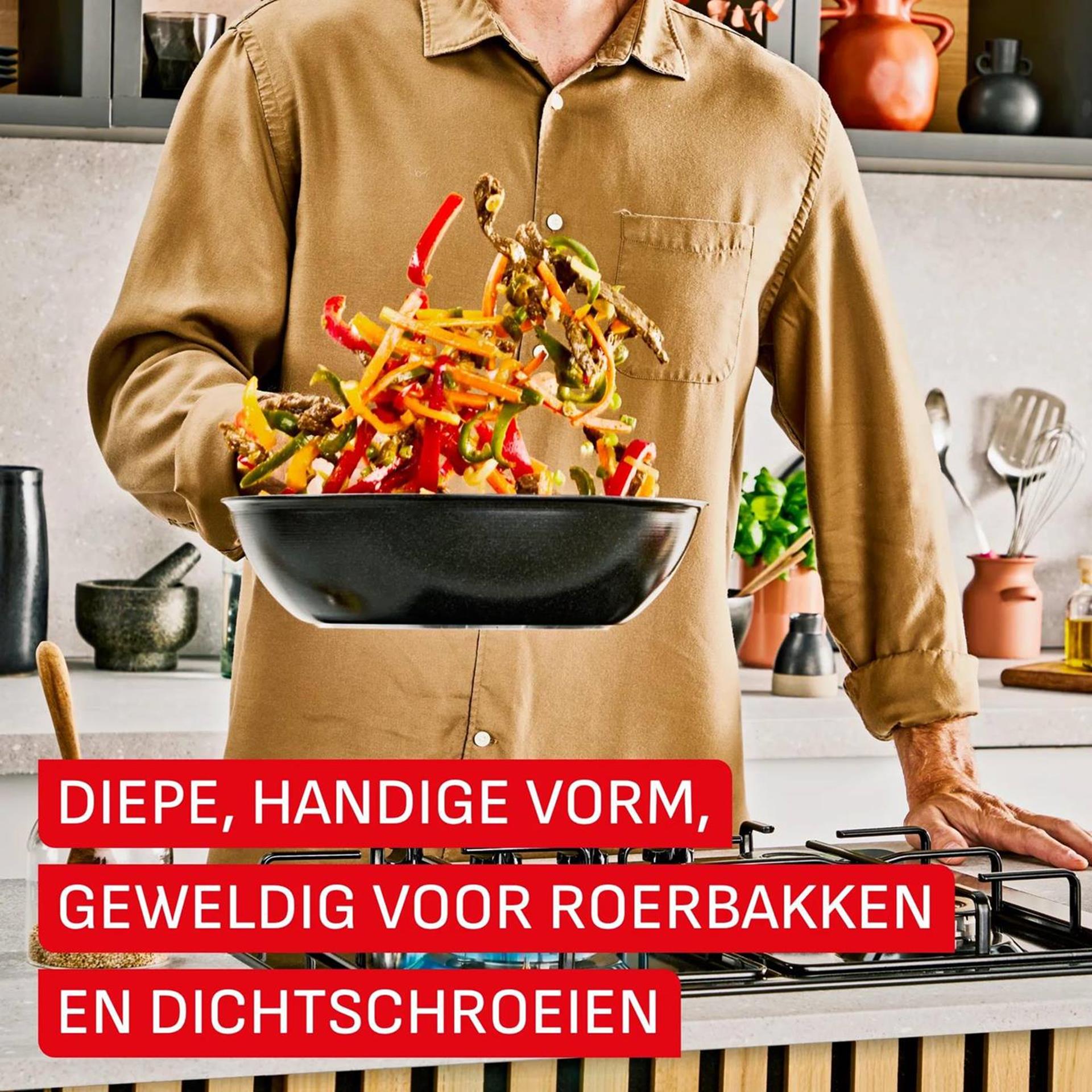Poêle wok en céramique Tefal excellence ø28cm