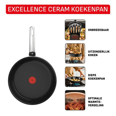Poêle céramique Tefal excellence ø20cm