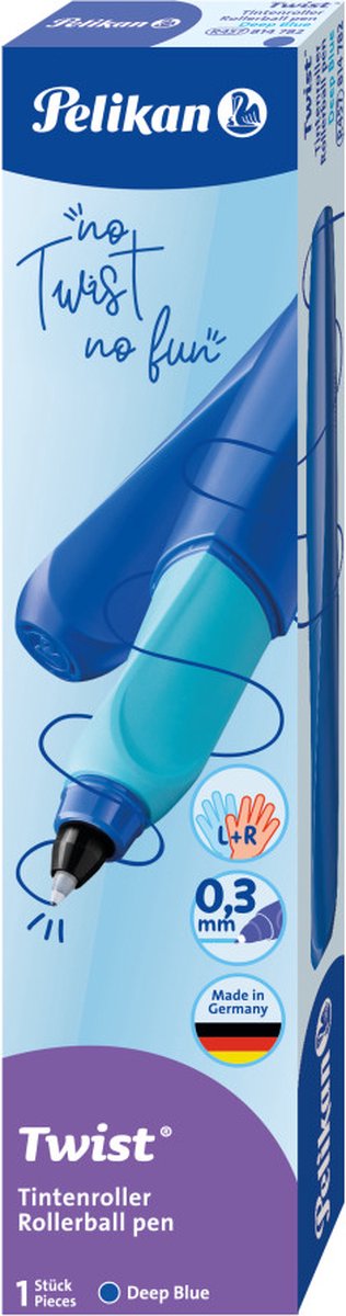 Pelikan roller twist bleu profond
