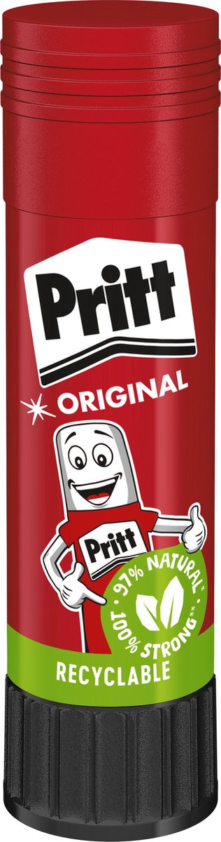 Boîte originale Pritt de 22 g | originale 22g | adhésif en bâton de colle | bâton de colle pour le bureau de l'école | bâton de colle facile à utiliser et respectueux de l’environnement.