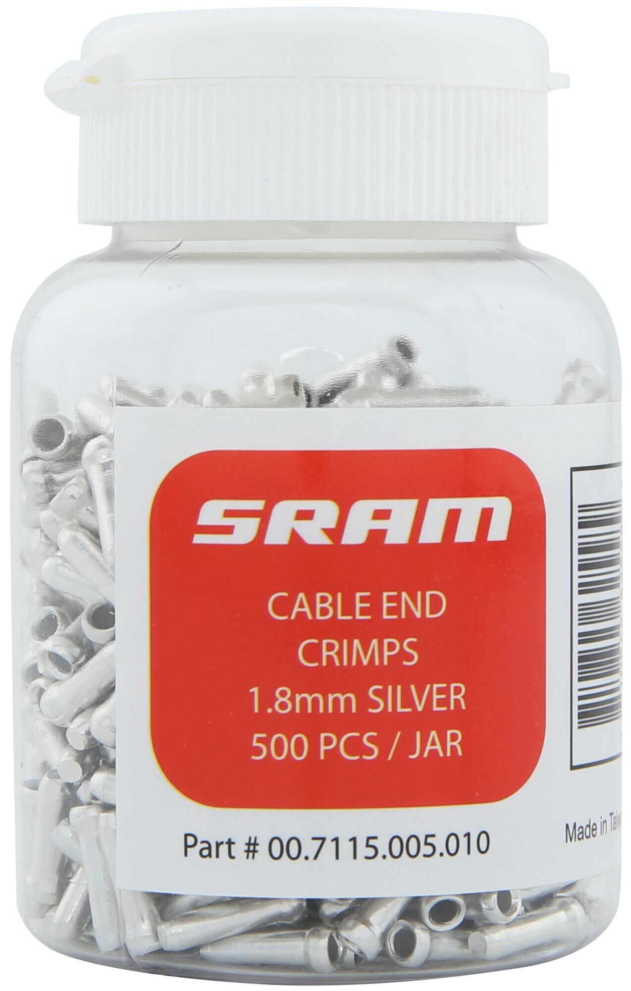 Caps d'extrémité SRAM F.1.8 mm Câble 500 Pis.