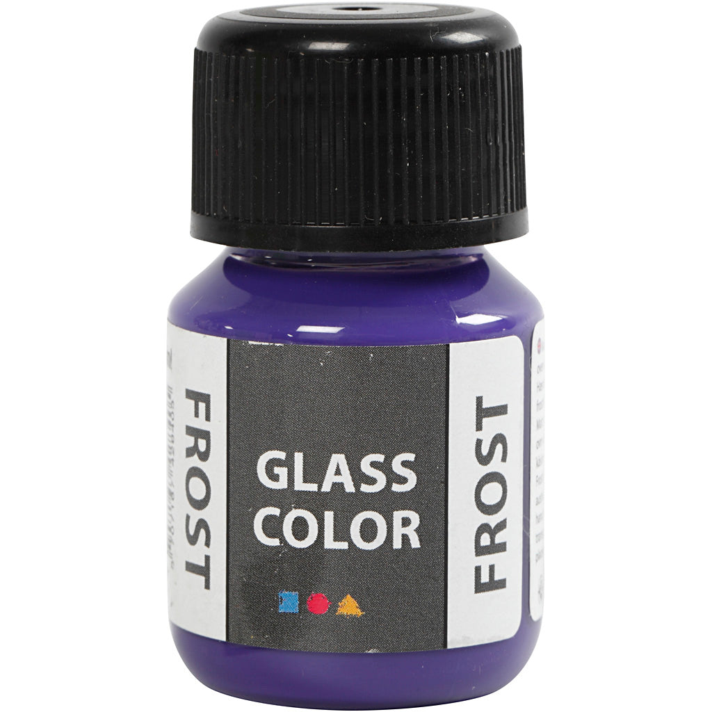 Creativ company verre couleur givre, violet, 30 ml 1 bouteille