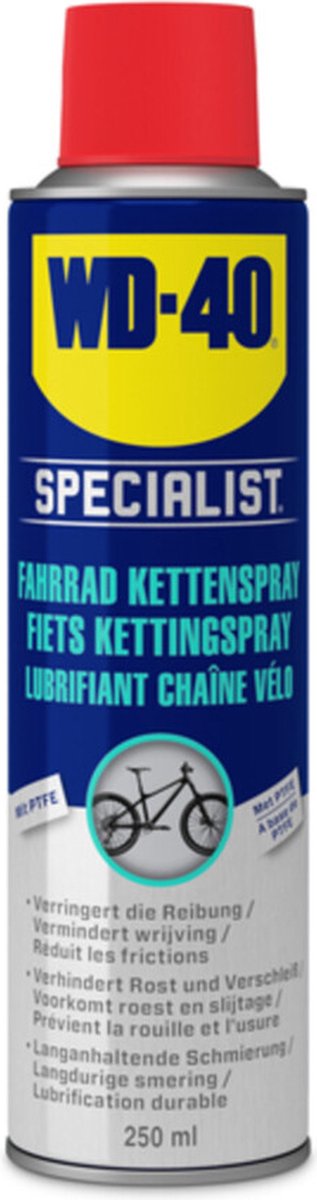 Collier à vélo spécialisé WD40 Spray 250 ml