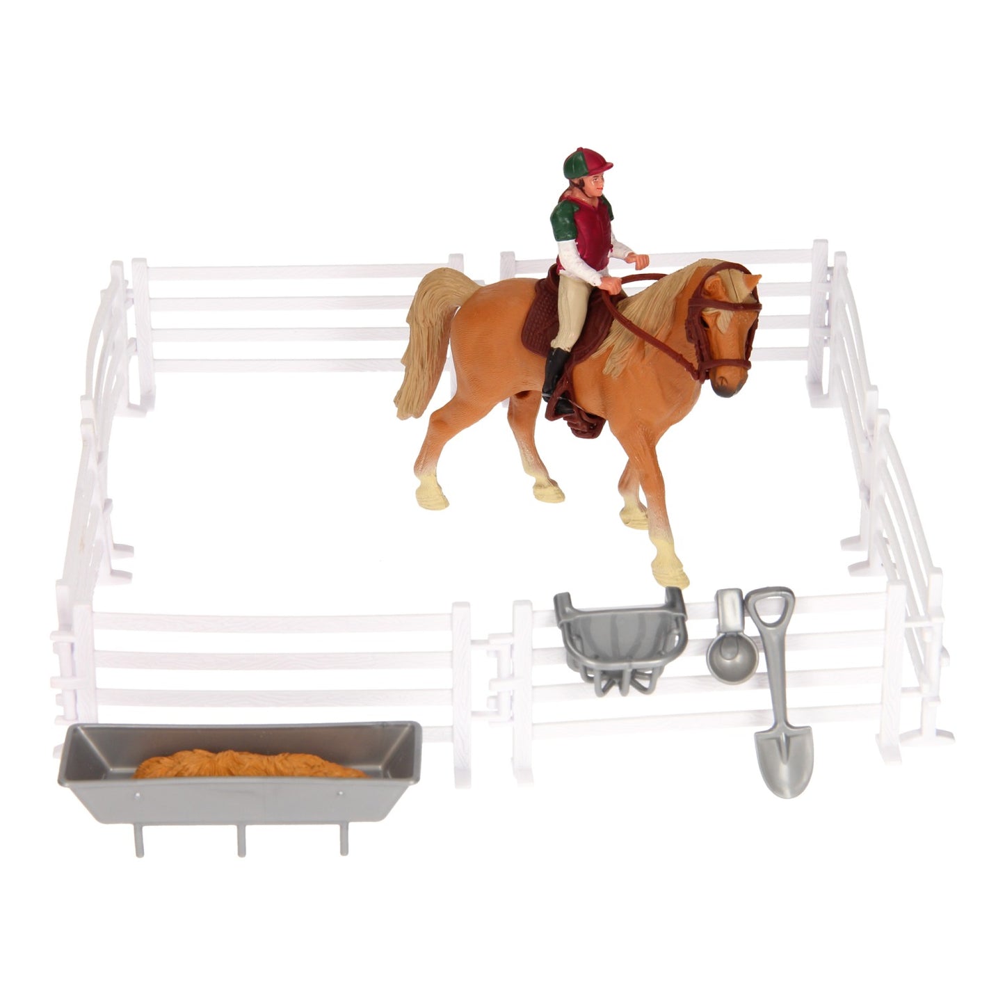 Kids Globe Globe Play Set Horse, Rider avec accessoires, 1:24