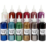 Colle pailletée Creativ company, différentes couleurs, 12x118 ml 1 boîte - afbeelding 2