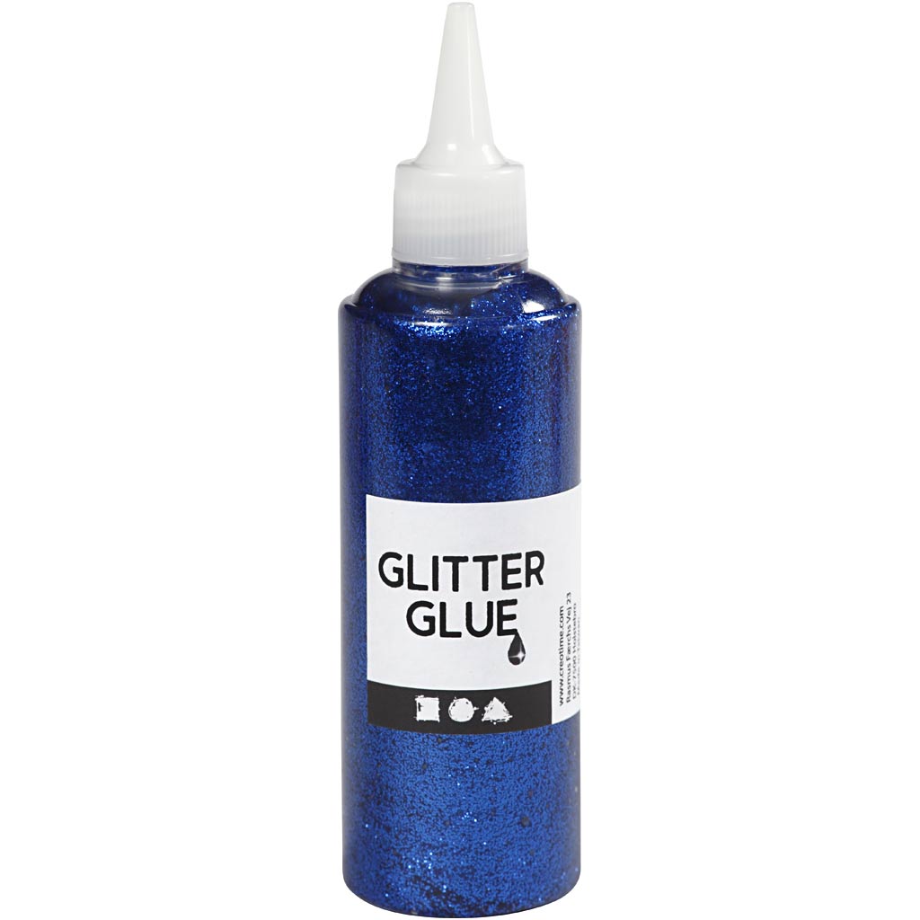 Colle pailletée Creativ company, bleu foncé, 118 ml 1 bouteille