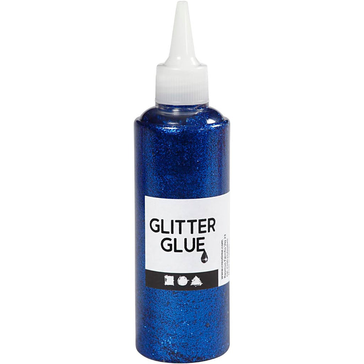 Colle pailletée Creativ company, bleu foncé, 118 ml 1 bouteille