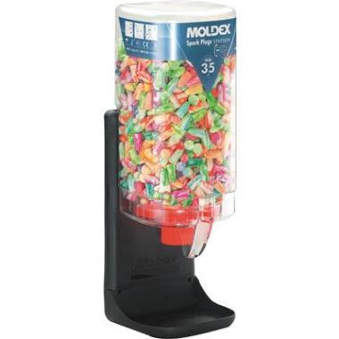 Station Moldex 785001 avec bougies d'allumage et bouchons d'oreilles (500 paires)