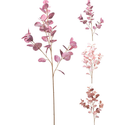 Branche artificielle d'eucalyptus brillant pour la maison