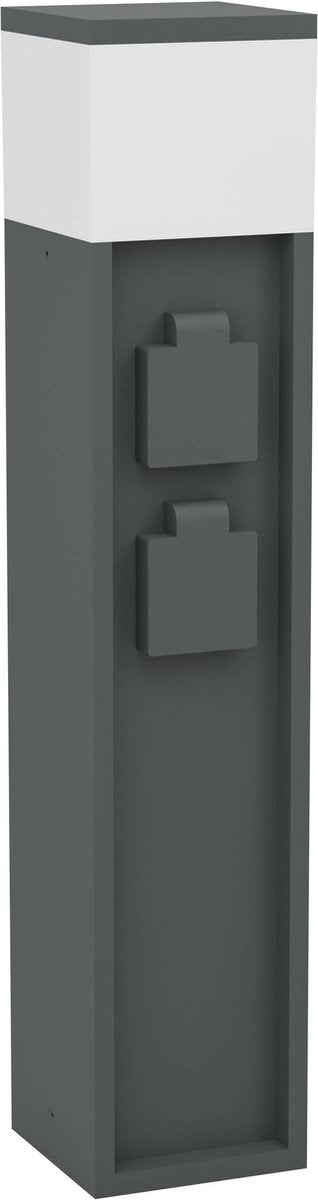 Colonne prise extérieure Eglo park5 - e27 - 50 cm - blanc anthracite