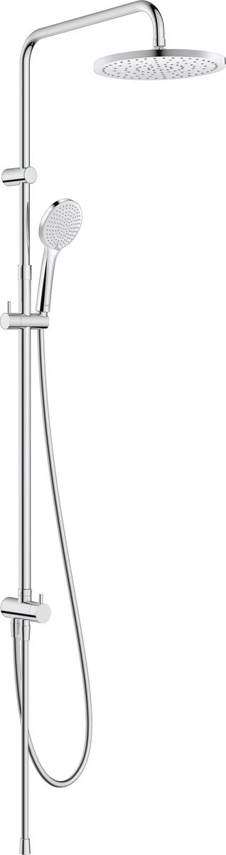 Système de douche à effet pluie Duravit Reno – 3 types de jets – débit négatif – économie d'eau – chrome brillant