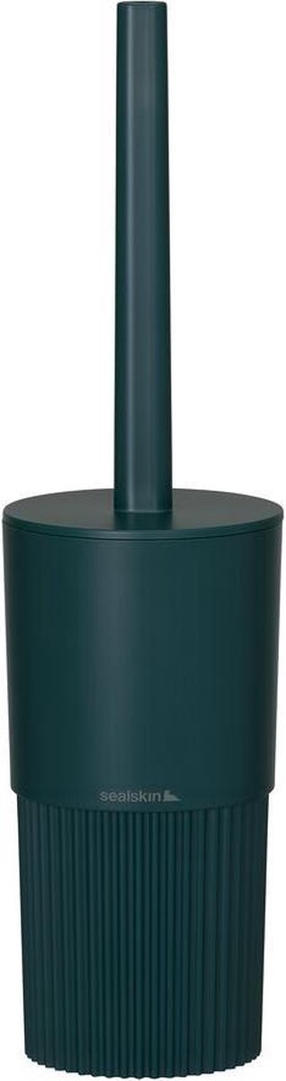 Brosse de toilette Sealskin brave avec support autoportant - vert foncé