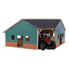 Kids Globe Globe Shed Corner Wood pour 2 tracteurs 1:16
