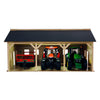 Kids Globe Globe Agricultural Lock Bois pour 3 tracteurs, 1:16