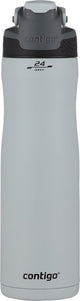 Gourde Contigo Ashland Chill avec paille, grande bouteille d'eau en acier inoxydable sans BPA, bouteille thermos étanche, garde les boissons fraîches jusqu'à 24 heures ; pour le sport, le cyclisme, le jogging, la marche, 720 ml | macaron