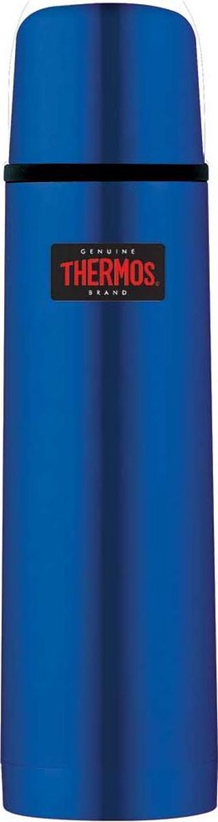 Thermos fbb light bouteille compacte bleu métallisé - 0,5 litre