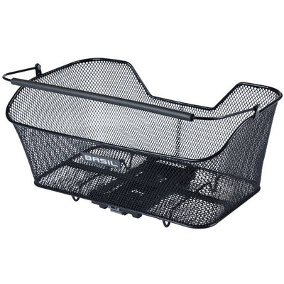 Panier de vélo de basilic base xl panier arrière mik 44 x 23 x 17 cm noir