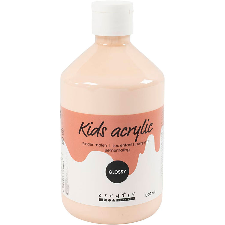 Creativ company peinture acrylique brillante, beige clair, 500 ml 1 bouteille