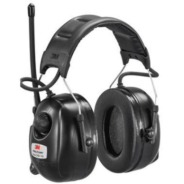 Casque antibruit radio Peltor DAB+ FM 3 m avec bandeau