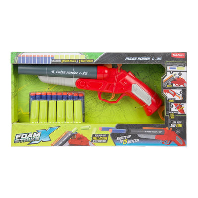 Toi-toys pistolet Strikex en mousse Pulse Raider L-25 - incl. flèches en mousse