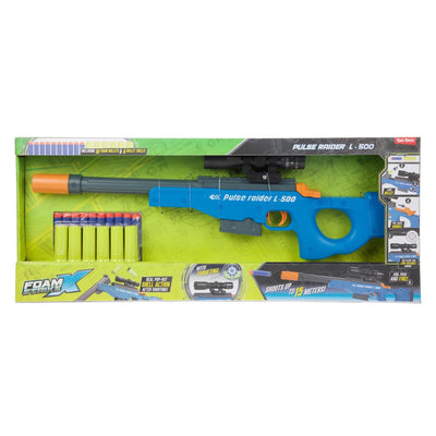 Toi-toys pistolet Strikex en mousse Pulse Raider L-500 - incl. flèches en mousse
